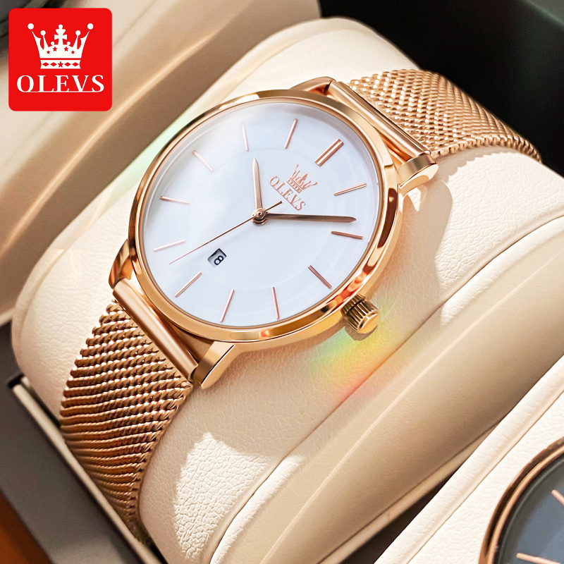 Luxury Watch Travel Case - OLEVS zegarki dla kobiet wodoodporny zegarek