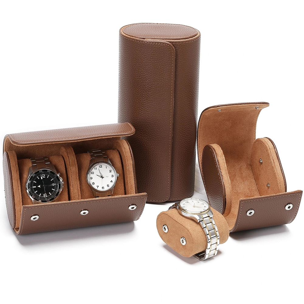 Luxury Watch Organizer For Men - Luksusowe etui na zegarki z PU
