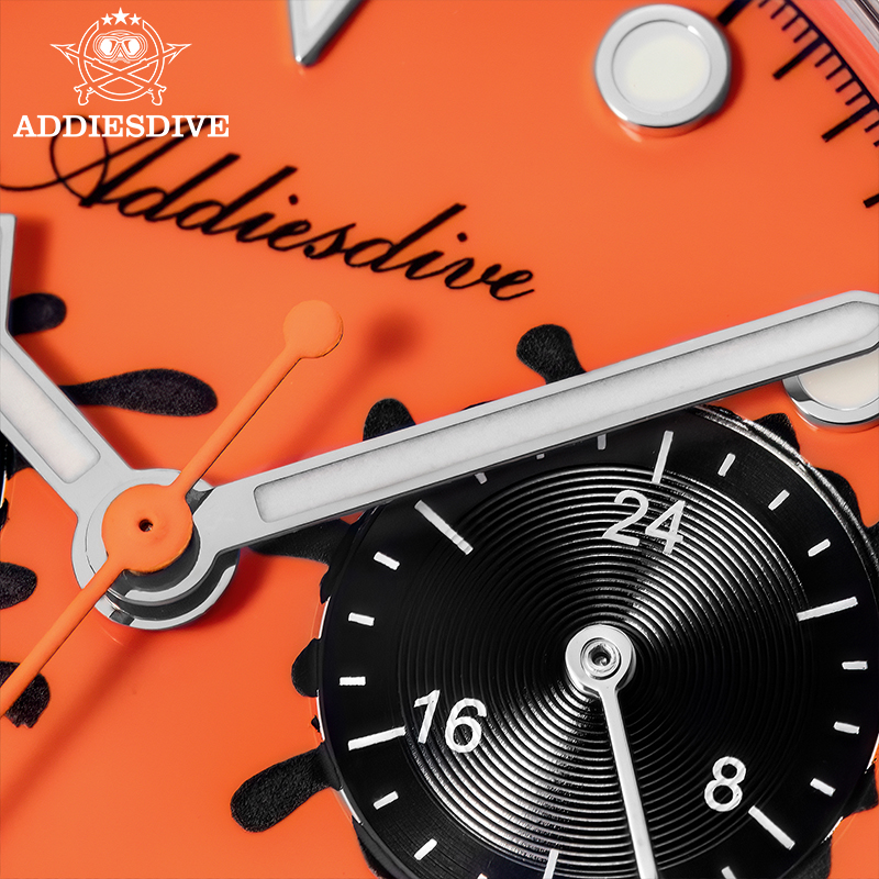 Zero Luxury Watch - Zegarki kwarcowe chronografy ADDIESDIVE z mechanizmem