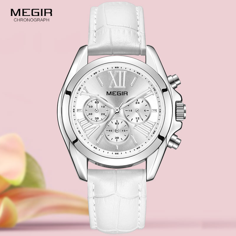Luxury Watch Girl - MEGIR2019 nowy luksusowy skórzany zegarek damski