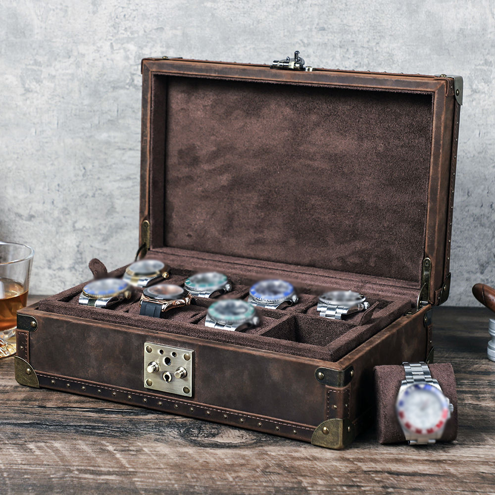 Luxury Watch Travel Case - CONTACT'S FAMILY 8 Skórzane Etui na