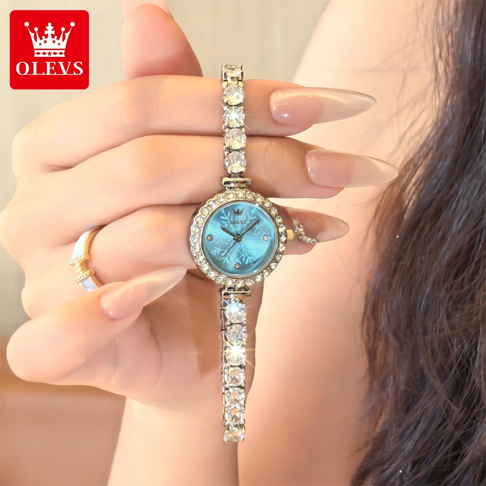 Luxury Watch E Jewellery - Zegarek damski OLEVS 5889, luksusowy, elegancki,