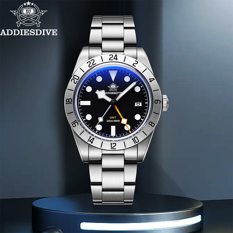 Luxury Watch La - ADDIESDIVE Nowy Luksusowy Zegarek Męski Wodoodporny