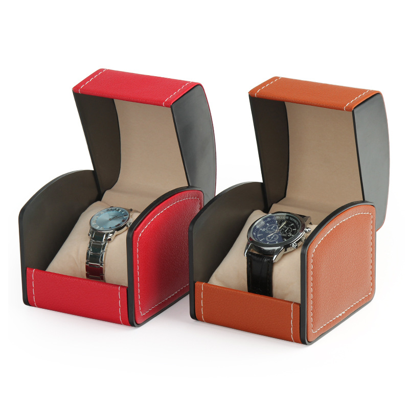 Luxury Watch Organizer For Men - Pudełko na zegarki ze skóry PU