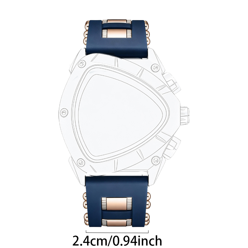 Watch Triangle Luxury - Zegarek męski LIGE, modny, trójkątny chronograf,