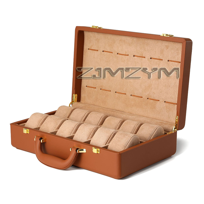 Luxury Watch Travel Case - Pudełko na 12 zegarków, etui na