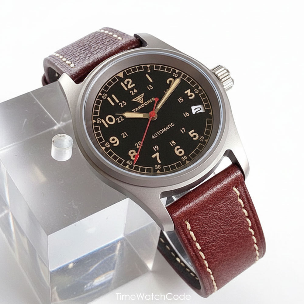 Automatic Pilot Watch - Zegarek męski automatyczny z tytanu NH35A,