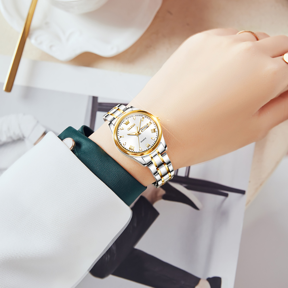 OLEVS 5563 nowych moda damski  – Luxury Watch With Leather Strap recenzja i cena