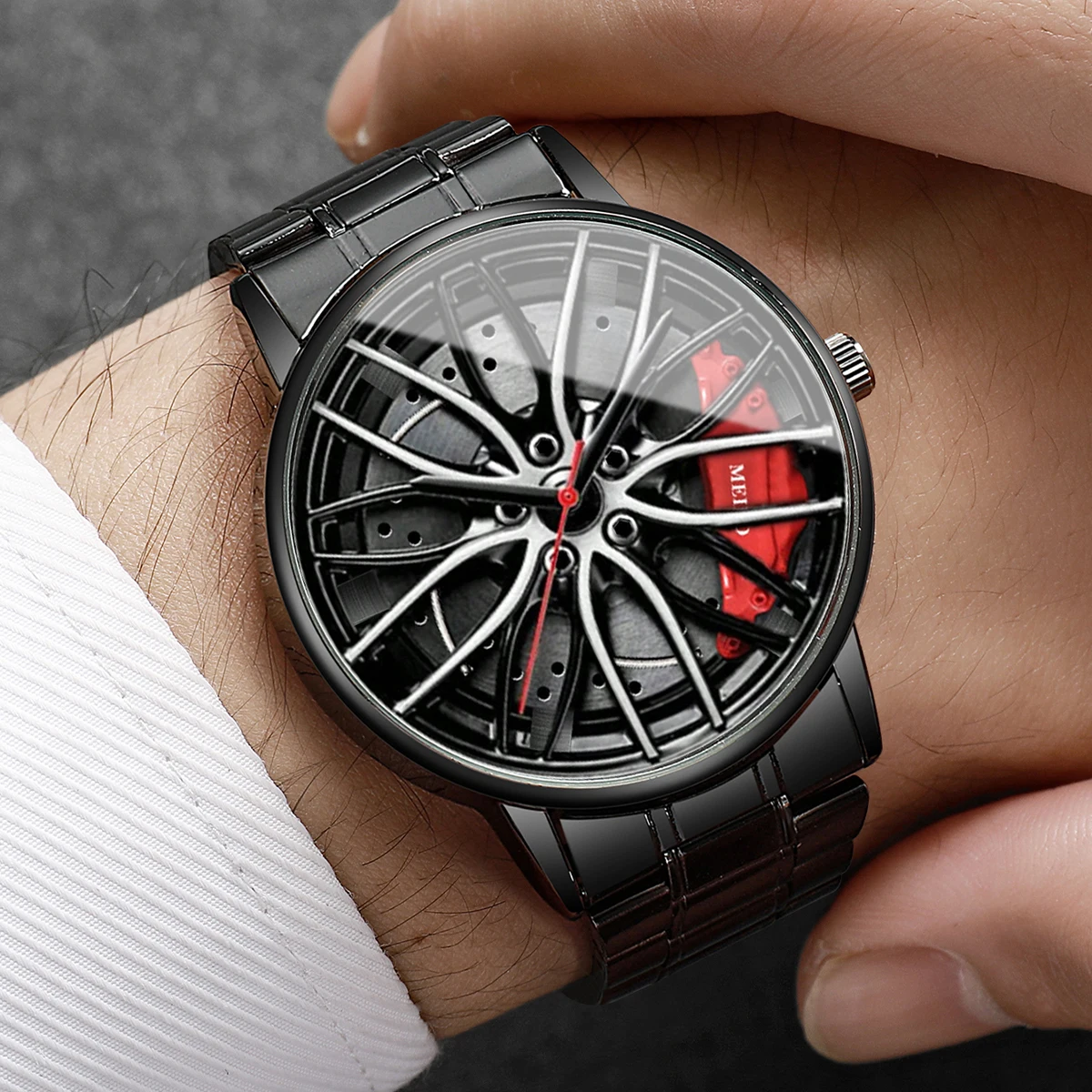 4 SZT./Zestaw Modne Zegarki Mę – Luxury Watch Organizer For Men recenzja i cena