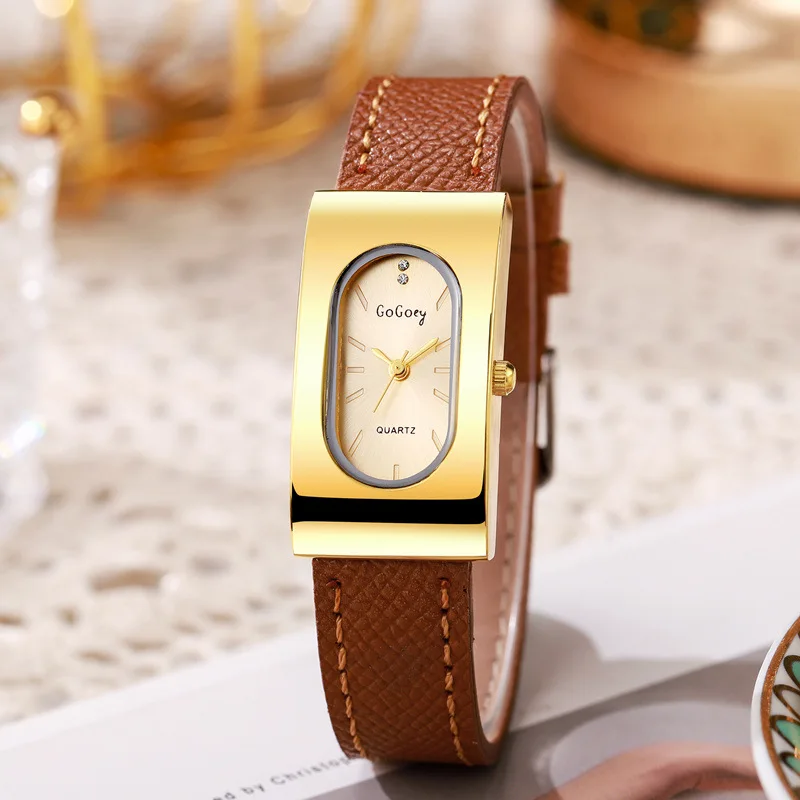 Luksusowy damski zegarek damsk – Luxury Watch With Leather Strap recenzja i cena