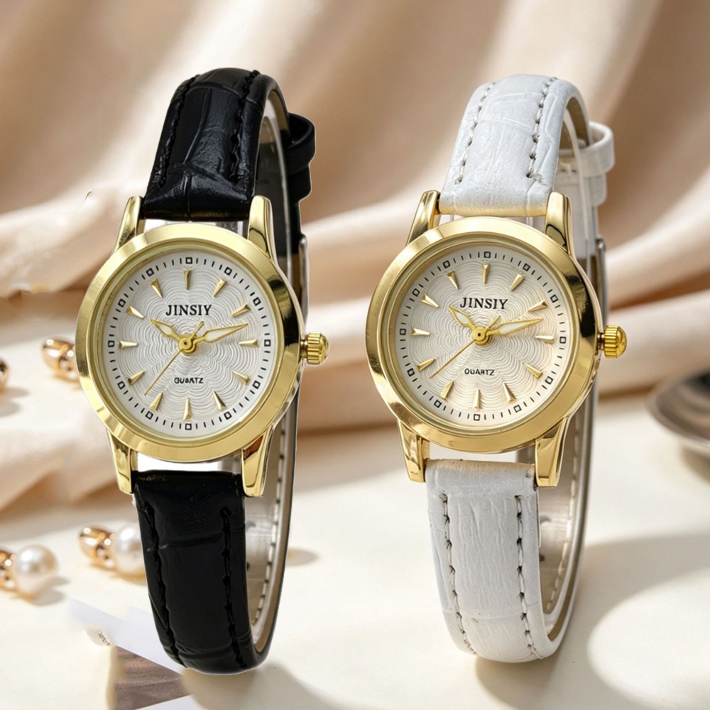Zegarek kwarcowy z modnym skór – Luxury Watch With Leather Strap recenzja i cena