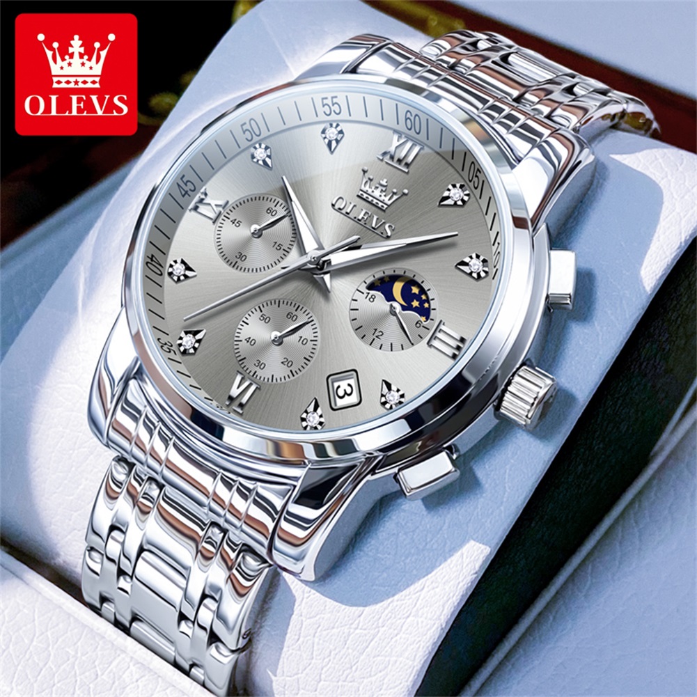 OLEVS 2858 Zegarek kwarcowy mę – Luxury Watch Dial recenzja i cena