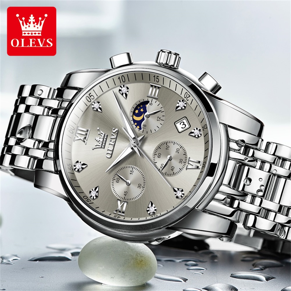 OLEVS 2858 Zegarek kwarcowy mę – Luxury Watch Dial recenzja i cena