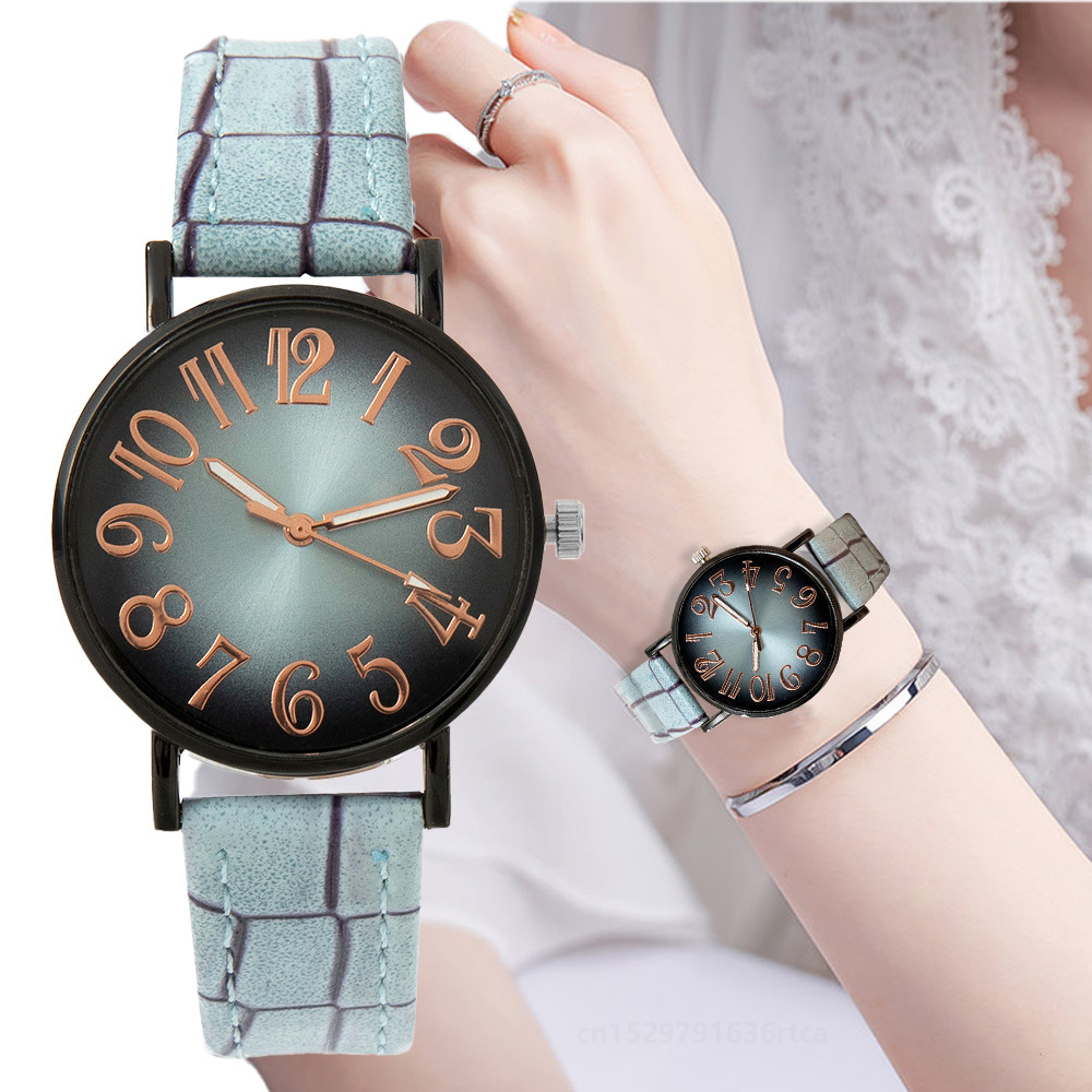 Luksusowy zegarek damski moda  – Luxury Watch With Leather Strap recenzja i cena