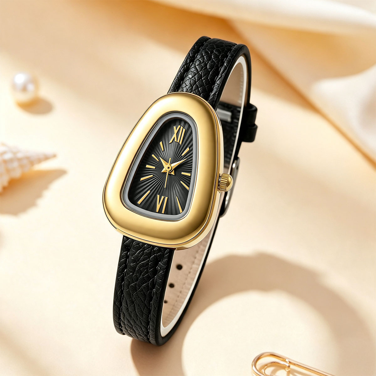 Nieregularne owalne zegarki kw – Watch Triangle Luxury recenzja i cena