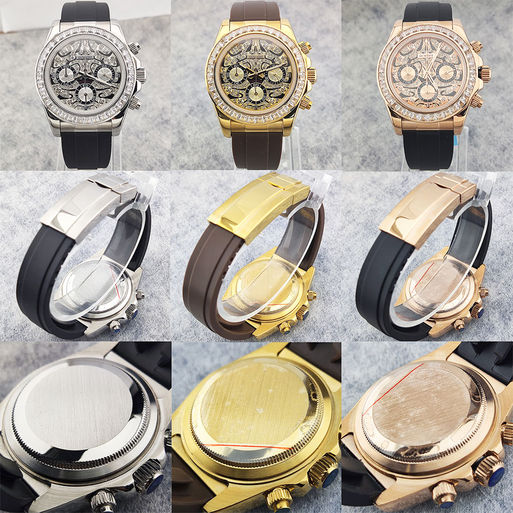 Zegarek męski 39 mm, mechanizm – Luxury Watch Dial recenzja i cena