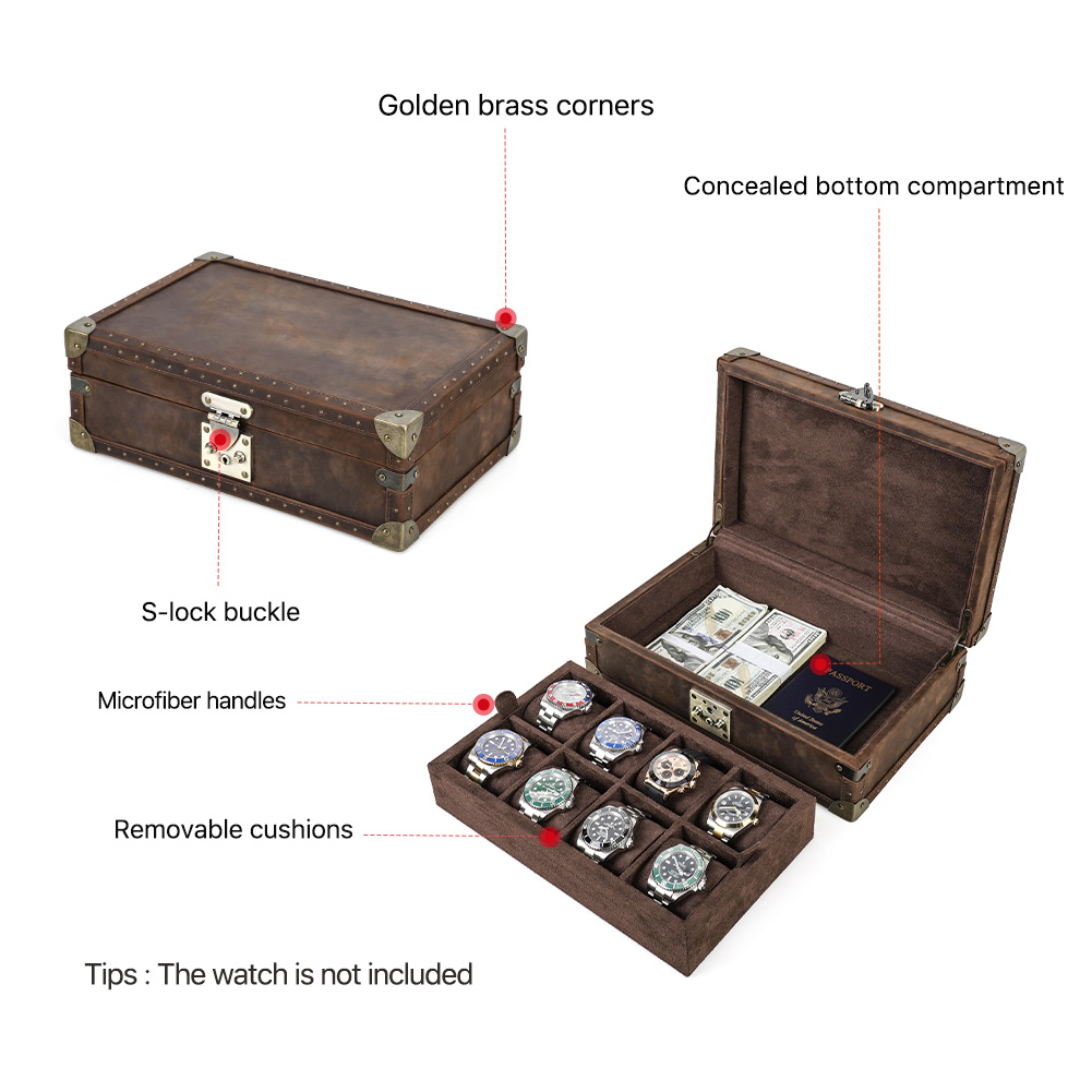Luksusowe 8-gniazdowe etui na  – Luxury Watch E Jewellery recenzja i cena