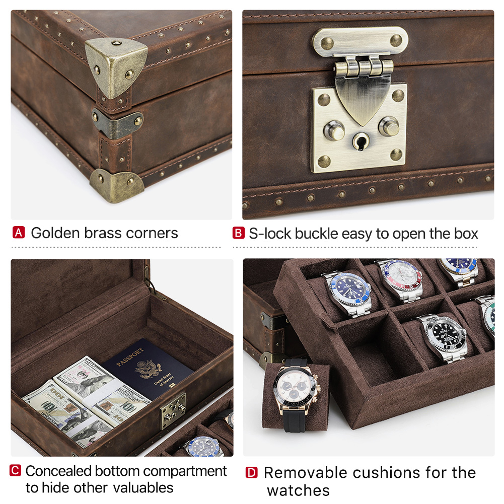 Luksusowe 8-gniazdowe etui na  – Luxury Watch E Jewellery recenzja i cena