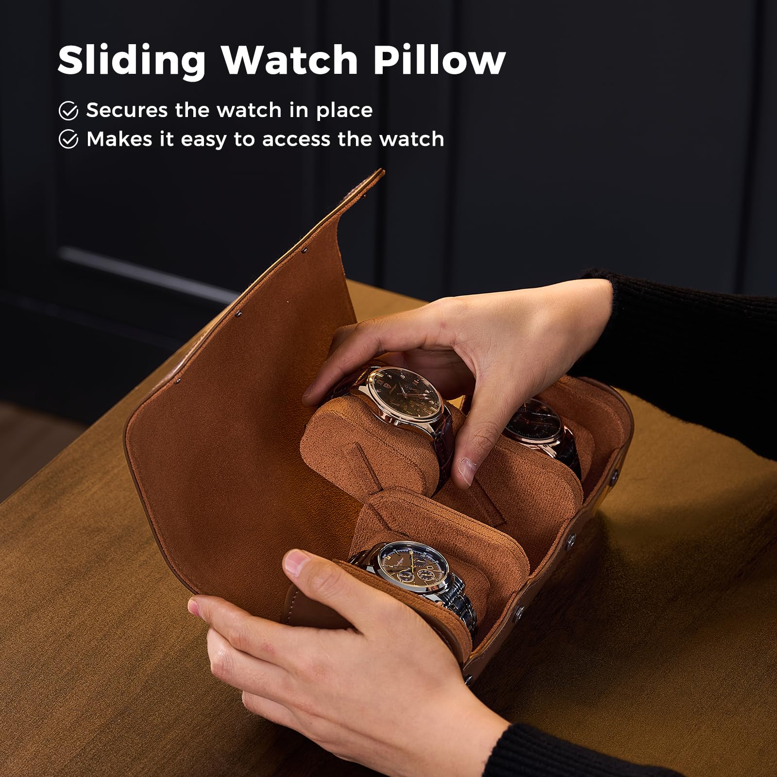 Luksusowe etui na zegarki z PU – Luxury Watch Organizer For Men recenzja i cena