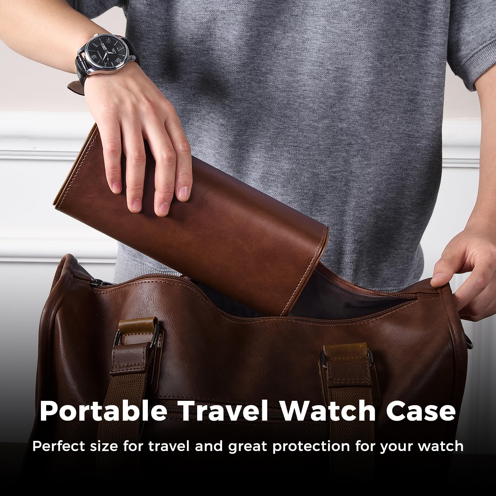 Luksusowe etui na zegarki z PU – Luxury Watch Organizer For Men recenzja i cena