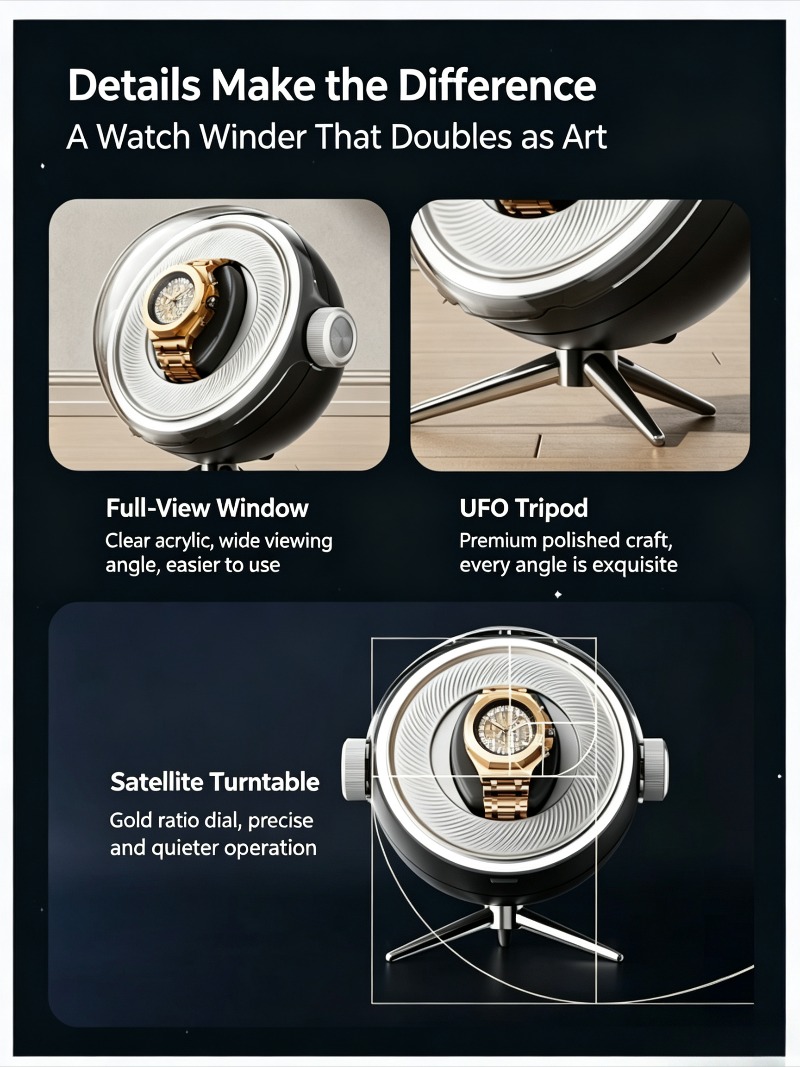 Luksusowy automatyczny rotomat – Zero Luxury Watch recenzja i cena
