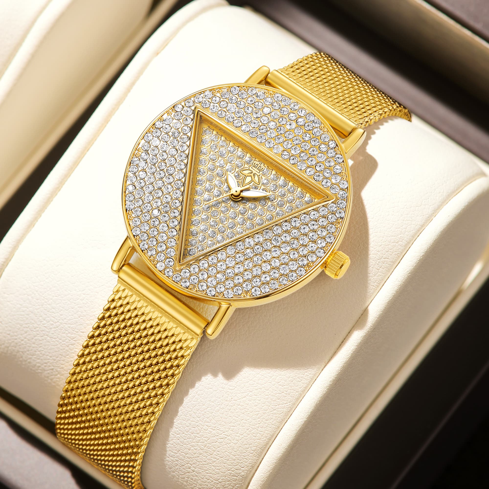YaLaLuSi Luksusowy Złoty Damsk – Watch Triangle Luxury recenzja i cena