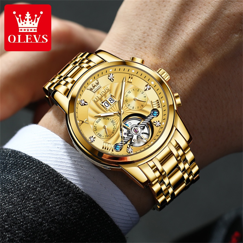 OLEVS 9910 Oryginalne Autentyc – Luxury Watch Organizer For Men recenzja i cena