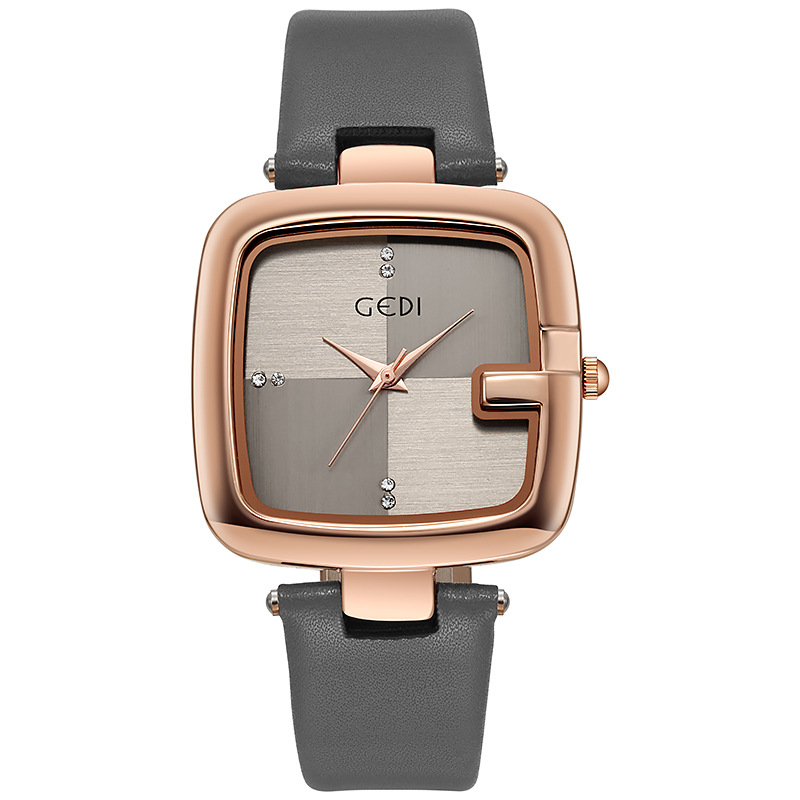 Modne modne modne modne, luksu – Luxury Watch With Leather Strap recenzja i cena