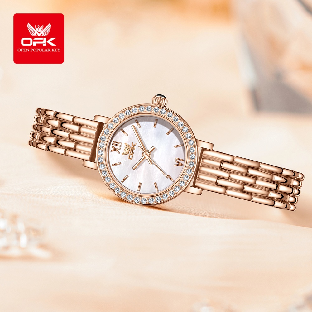 Zegarek OPK 6063 Light Luxury  – Luxury Watch With Leather Strap recenzja i cena
