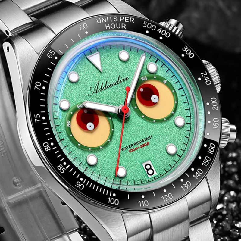 ADDIESDIVE Chronograf Kwarcowy – Zero Luxury Watch recenzja i cena