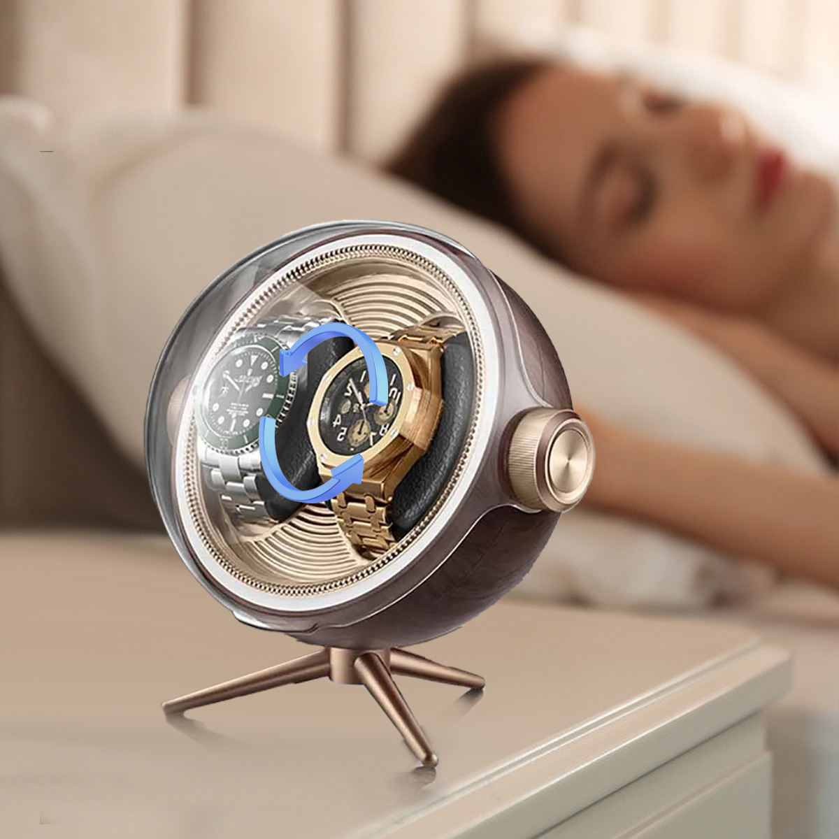 Luksusowy automatyczny rotomat – Zero Luxury Watch recenzja i cena