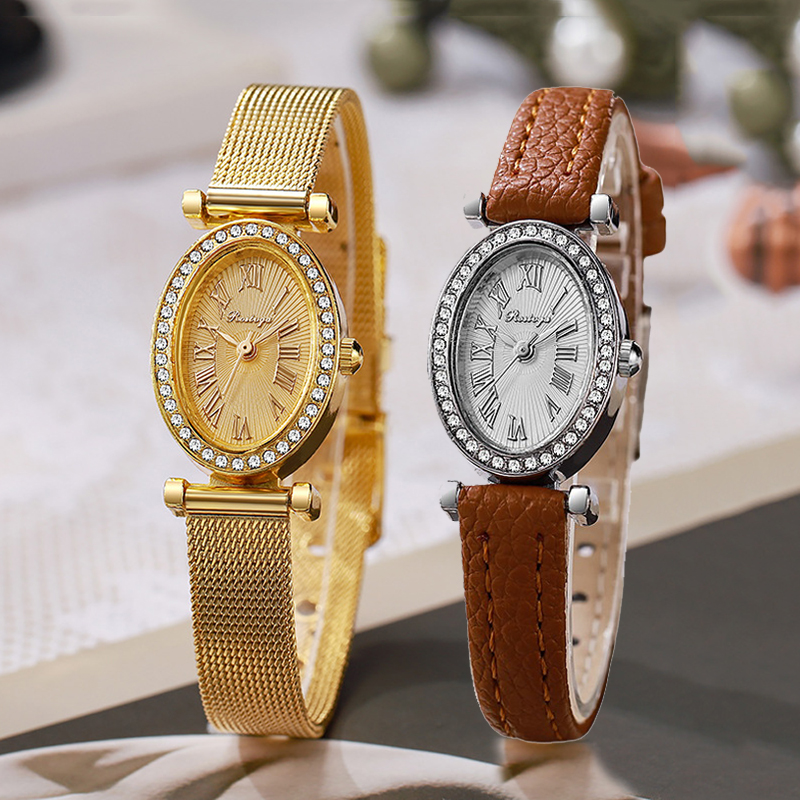 Luksusowy zegarek damski, modn – Luxury Watch With Leather Strap recenzja i cena