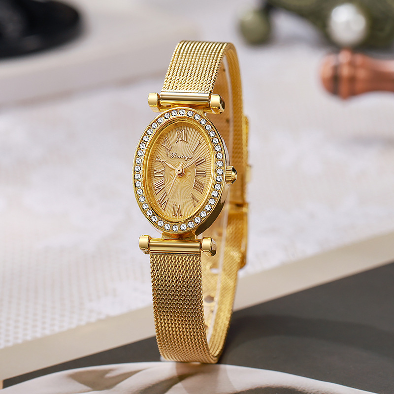 Luksusowy zegarek damski, modn – Luxury Watch With Leather Strap recenzja i cena