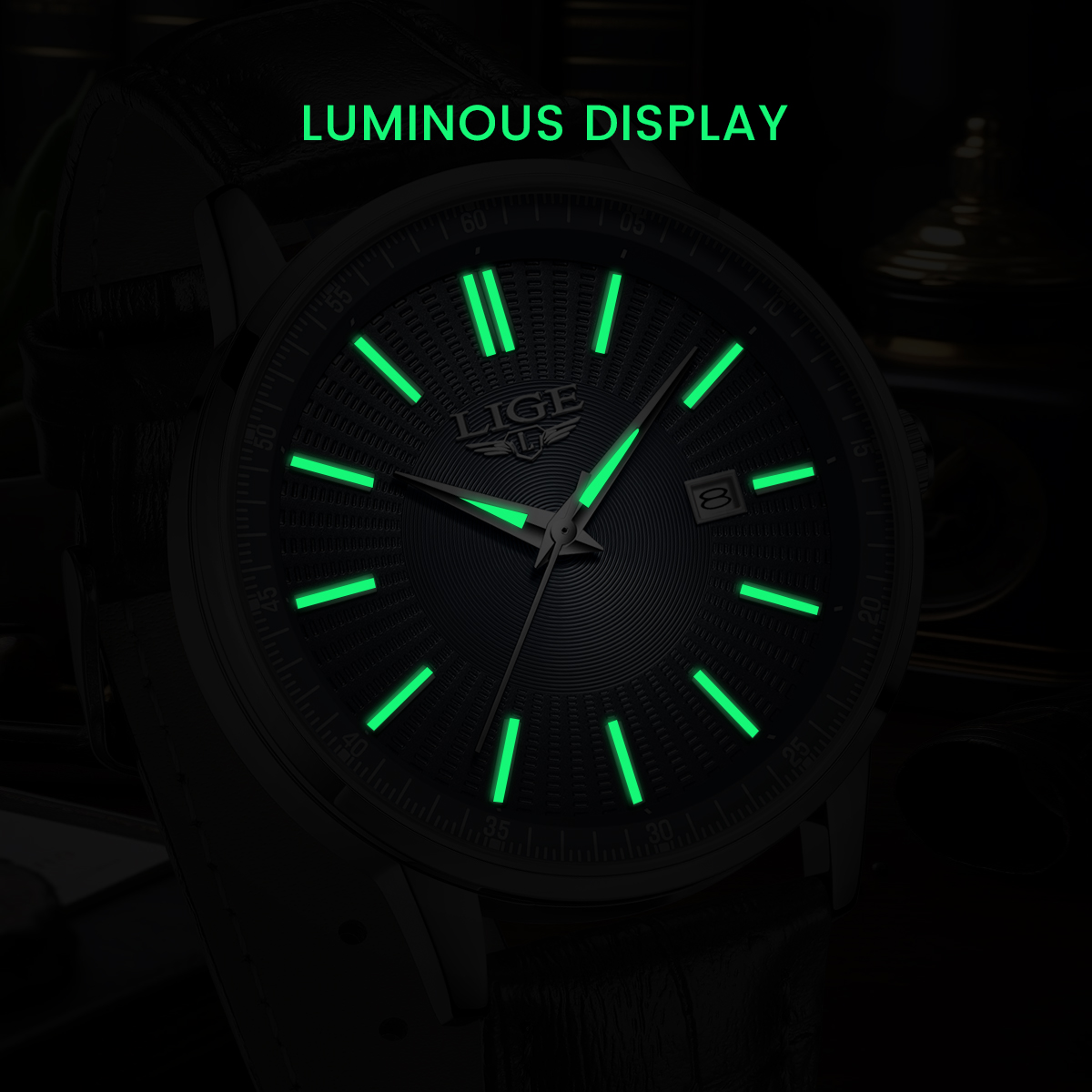 Zegarki męskie LIGE, luksusowa – Luxury Watch Organizer For Men recenzja i cena