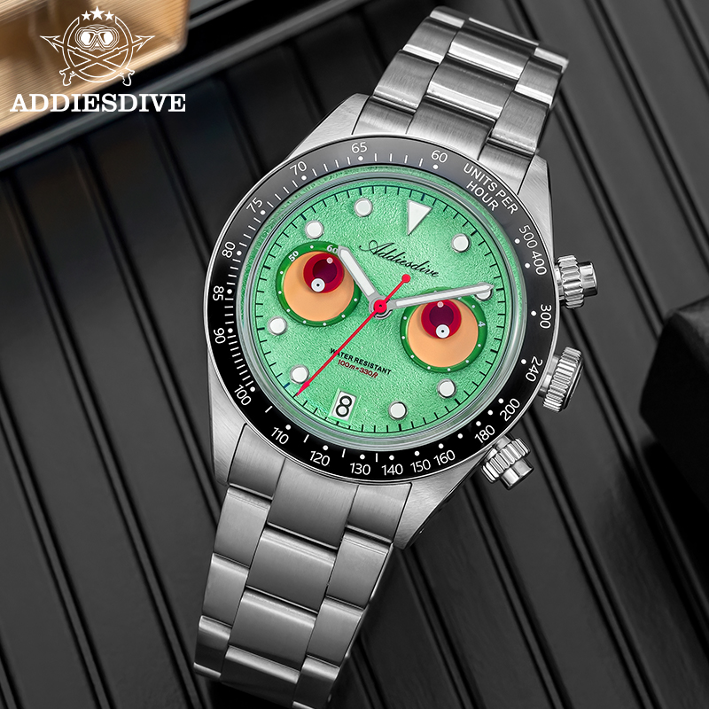 ADDIESDIVE Nowy 40mm Chronogra – Zero Luxury Watch recenzja i cena
