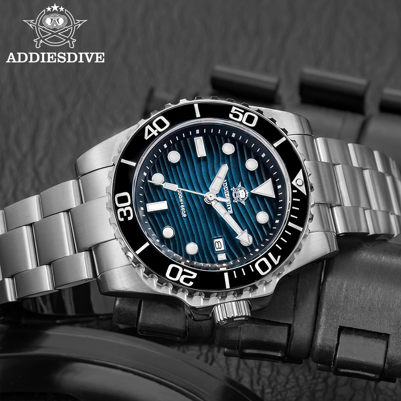 ADDIESDIVE Męski Zegarek Kwarc – Luxury Watch Dial recenzja i cena